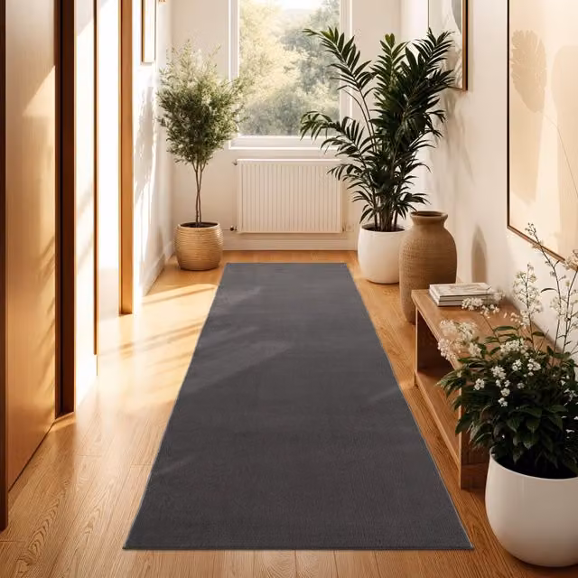 Dywan Calissa antracytowy prostokątny W x S: 80 x 300 cm