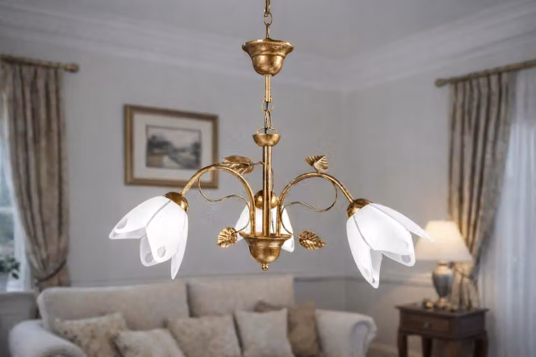 Euro-Lamp Lampa Sufitowa z Liściem 303/T PRODUCENT