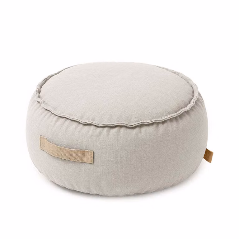 Pufa dla dzieci do użytku na zewnątrz, Outzy Sakobag Round Beige