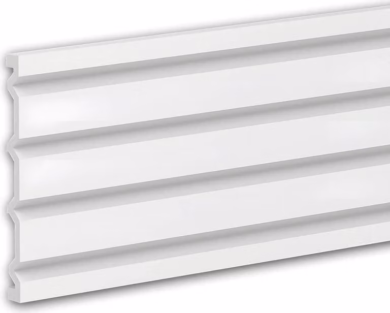 Profhome 659806 Panel ścienny 3D Okładzina ścienna Panel akustyczny Listwa dekoracyjna Sztukateria 2 m