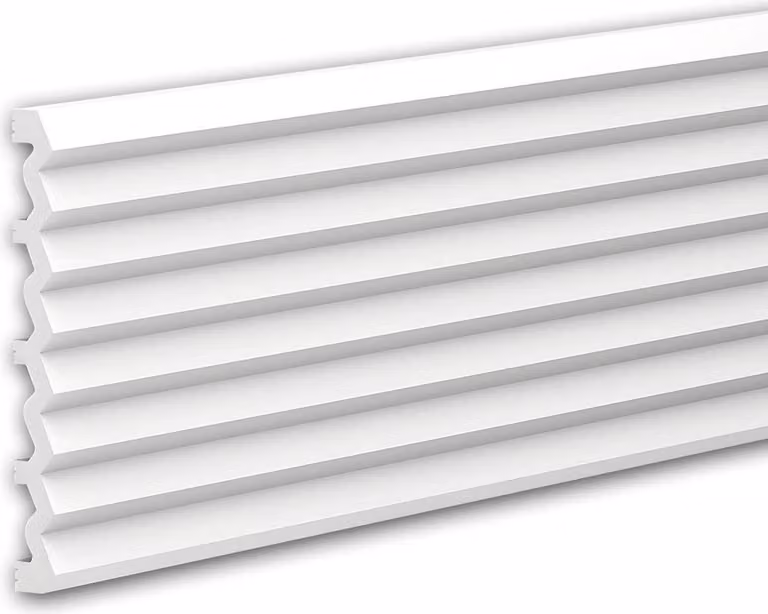 Profhome 659803 Panel ścienny 3D Okładzina ścienna Panel akustyczny Listwa dekoracyjna Sztukateria 2 m