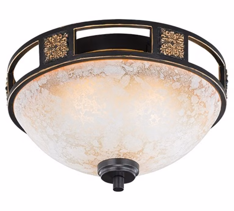 Lampa sufitowa QUINTA miedziany Trio 608100224