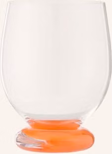 Szklanka typu tumbler Riedel Fatto A Mano Piccolo w kolorze pomarańczowym