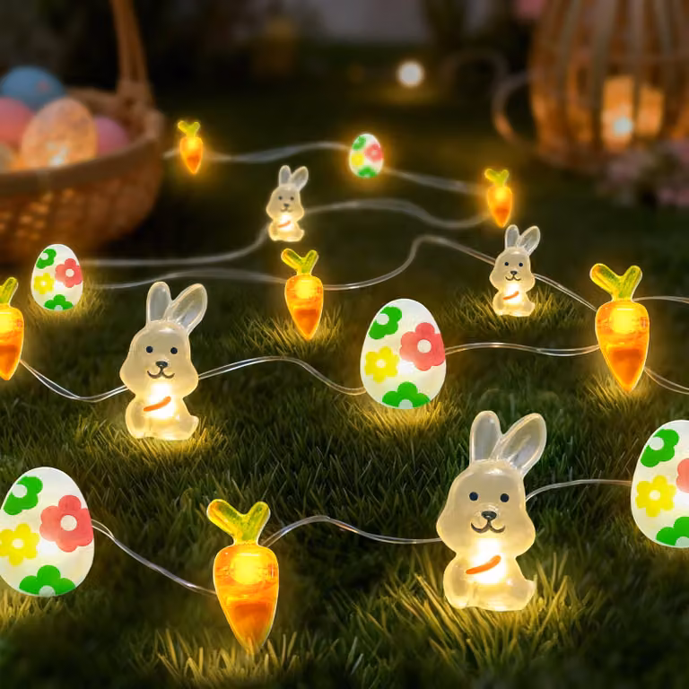Świąteczna girlanda LED, 3 metry, 30 lamp, kolorowa, zasilana bateriami