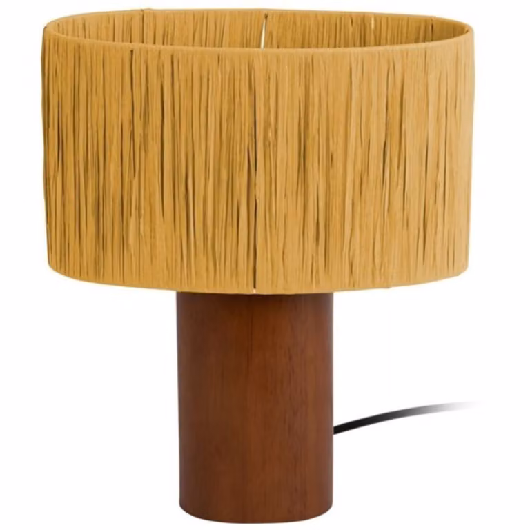 Leitmotif - Owalna lampa stołowa Sheer - Ochra żółty