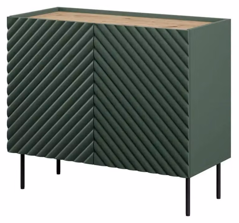 Komoda 2D ONDA 98x45xH85 zieleń