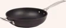 Patelnia Le Creuset z powłoką nieprzywierającą, kolor czarny i srebrny, stal nierdzewna, bezpieczna do piekarnika i zmywarki