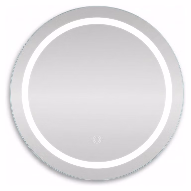 SensaHome szafka pod lustro z oświetleniem LED - Szafka łazienkowa - 3 kolory LED - 60 x 60 cm