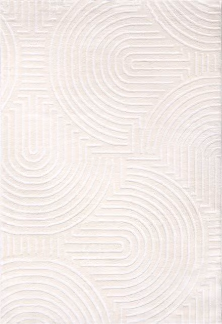 Nowoczesny dywan geometryczny Lusenta beżowy W x S: 220 x 160 cm