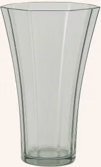 Wazon szklany Cooee Design Liliané w kolorze zielonym