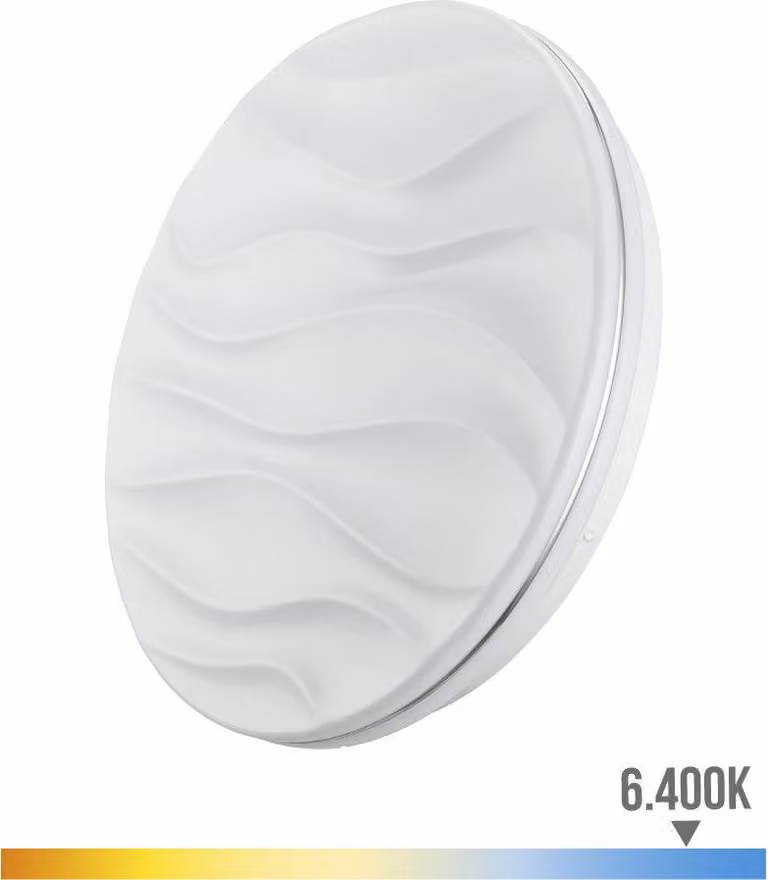 Lampa ścienna super led montowana powierzchniowo 24w 2490lm 6500k ø38x7cm model desert edm