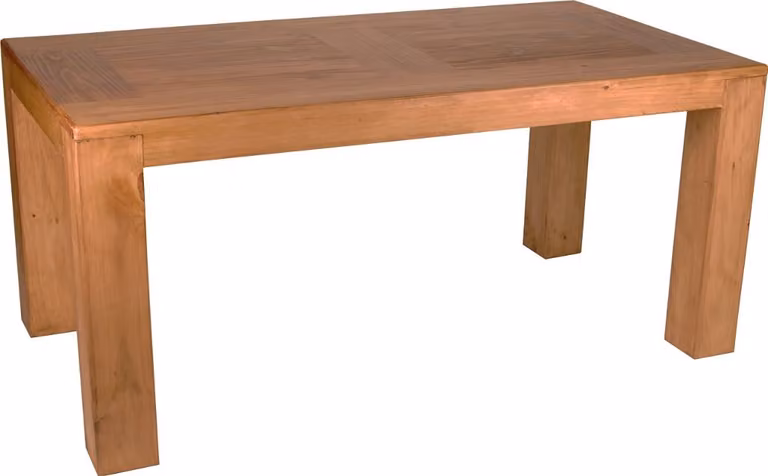 MiaMöbel Stół do jadalni Mexico Möbel 200x100 cm Styl rustykalny Lite drewno sosnowe Miód