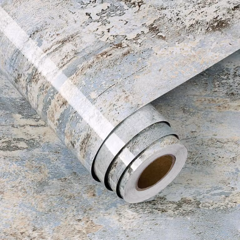 Solidchoice - Samoprzylepna tapeta imitująca drewno, 60 cm x 5 m, idealna do mebli i blatów