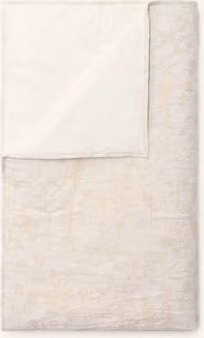 Narzuta na łóżko Essenza Maribel beige, bawełniana z motywem kwiatowym, W x S: 265 x 180 cm
