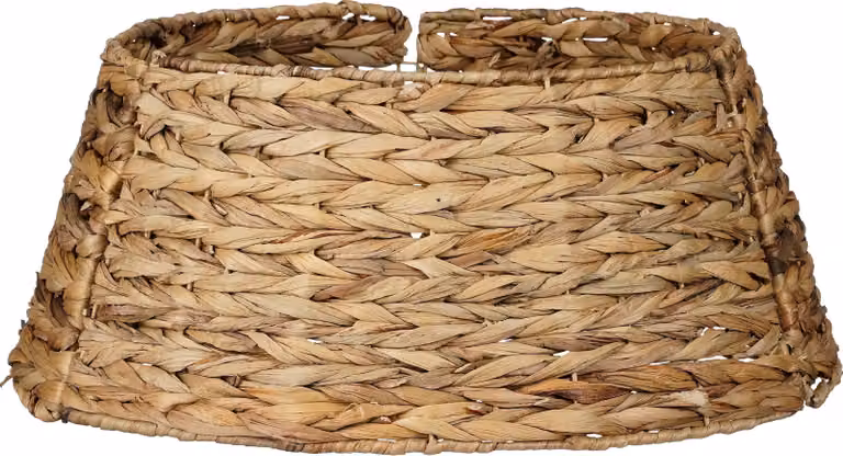 Dekoracja choinkowa Mica Decorations, kosz na choinkę, wysokość 26 cm, średnica 58 cm, kolor brązowy, wykonany z plecionego trawy morskiej
