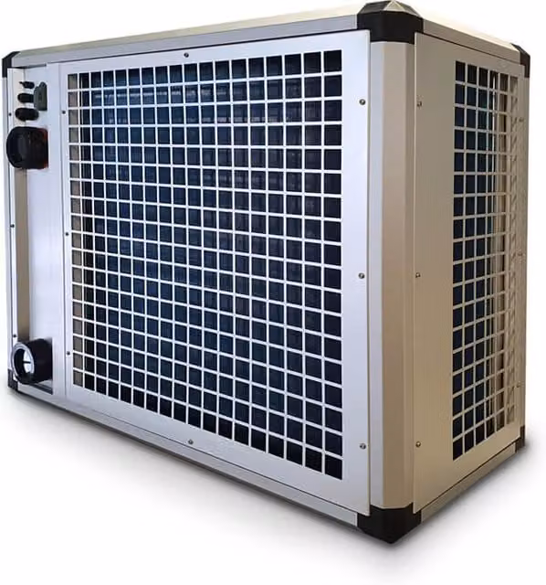 Inwerterowa pompa ciepła do basenu Trotec i-Silent 15 (230V) w kolorze srebrnym