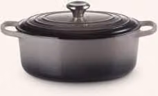 Brytfanna Le Creuset Signature wykonana z emaliowanego żeliwa w kolorze szarym