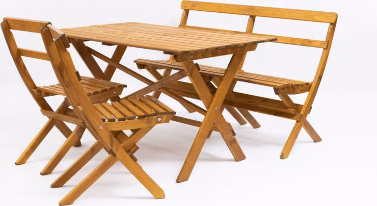 Rozkładana sofa zewnętrzna LAXO (LATINA), miodowa