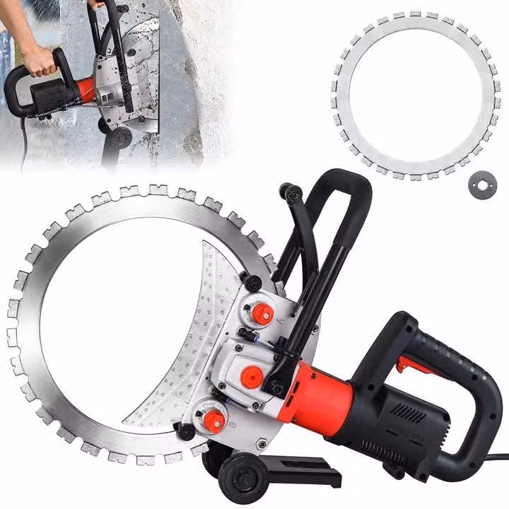 Freza pierścieniowa o mocy 6000 W z chłodzeniem za pomocą pompy wodnej, głębokość cięcia: 30 cm