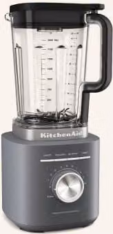 Mikser stojący KitchenAid w kolorze szarym z elementami ze stali nierdzewnej i metalu