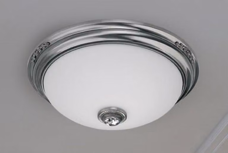 Casa Padrino luksusowa barokowa kryształowa lampa sufitowa srebrna / biała Ø 60 x wys. 20 cm - Okrągła lampa sufitowa do salonu w stylu barokowym - Barokowe światła - Barokowe meble - Szlachetne i wspaniałe