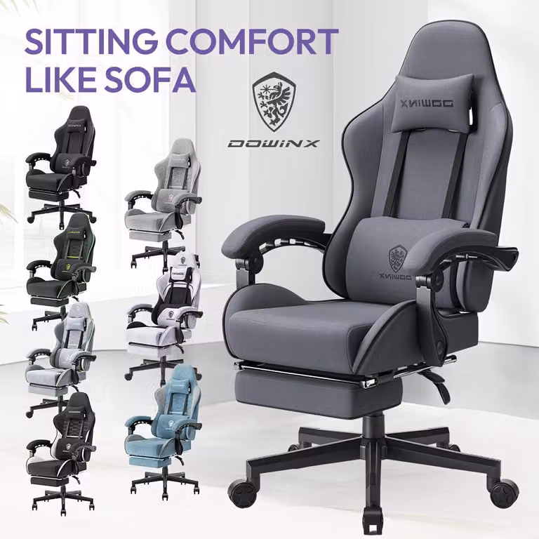 Ergonomiczne krzesło do gier - krzesło biurowe - krzesło do pracy - krzesło do gier komputerowych - krzesło do salonu - z sprężynami kieszeniowymi