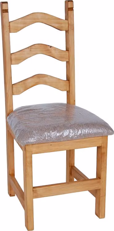 MiaMöbel Krzesło do jadalni Mexico Möbel 45x100x48 cm Styl rustykalny Lite drewno sosnowe Miód