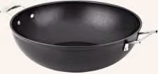 Wok Le Creuset z aluminium z powłoką nieprzywierającą, kolor czarny