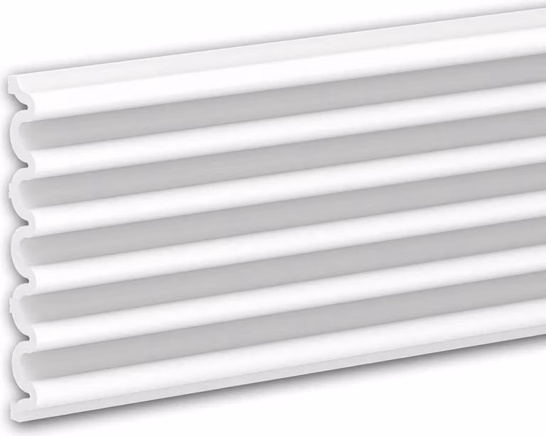 Profhome 659804 Panel ścienny 3D Okładzina ścienna Panel akustyczny Listwa dekoracyjna Sztukateria 2 m