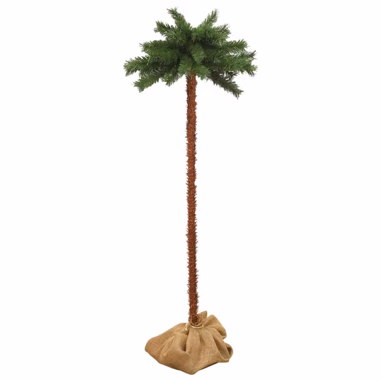 The Living Store Sztuczna palma z diodami LED 120 cm