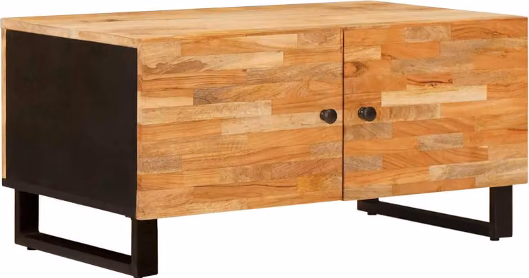 Stolik kawowy Brązowy 80 x 50 x 40 cm Drewno z mango