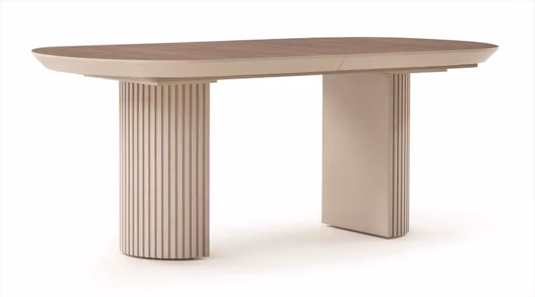 Stół do przebierania, stół jadalny, kolor beżowy, styl nowoczesny, minimalistyczny