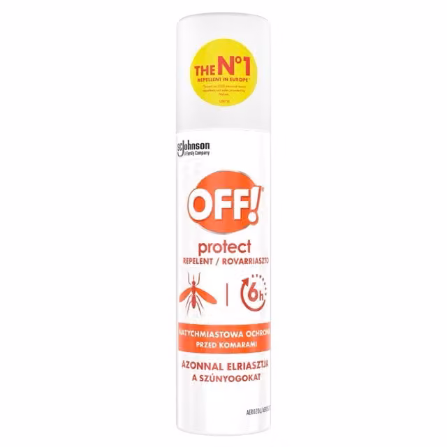 Odstraszający spray przeciwko owadom 15% DEET OFF!® Protect 100ml