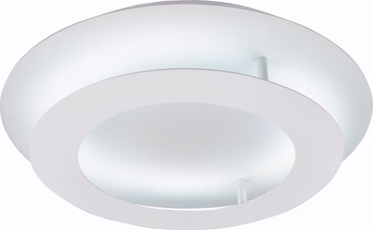 Plafon LED okrągły MERLE biały 18W Ciepła biel 1200lm metal wym:8x40x40cm IP20 Candellux