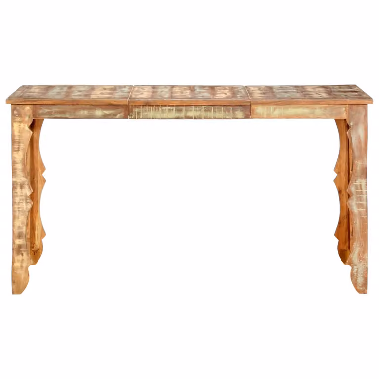 vidaXL Stół do jadalni 140×70×76 cm Lite drewno z recyklingu