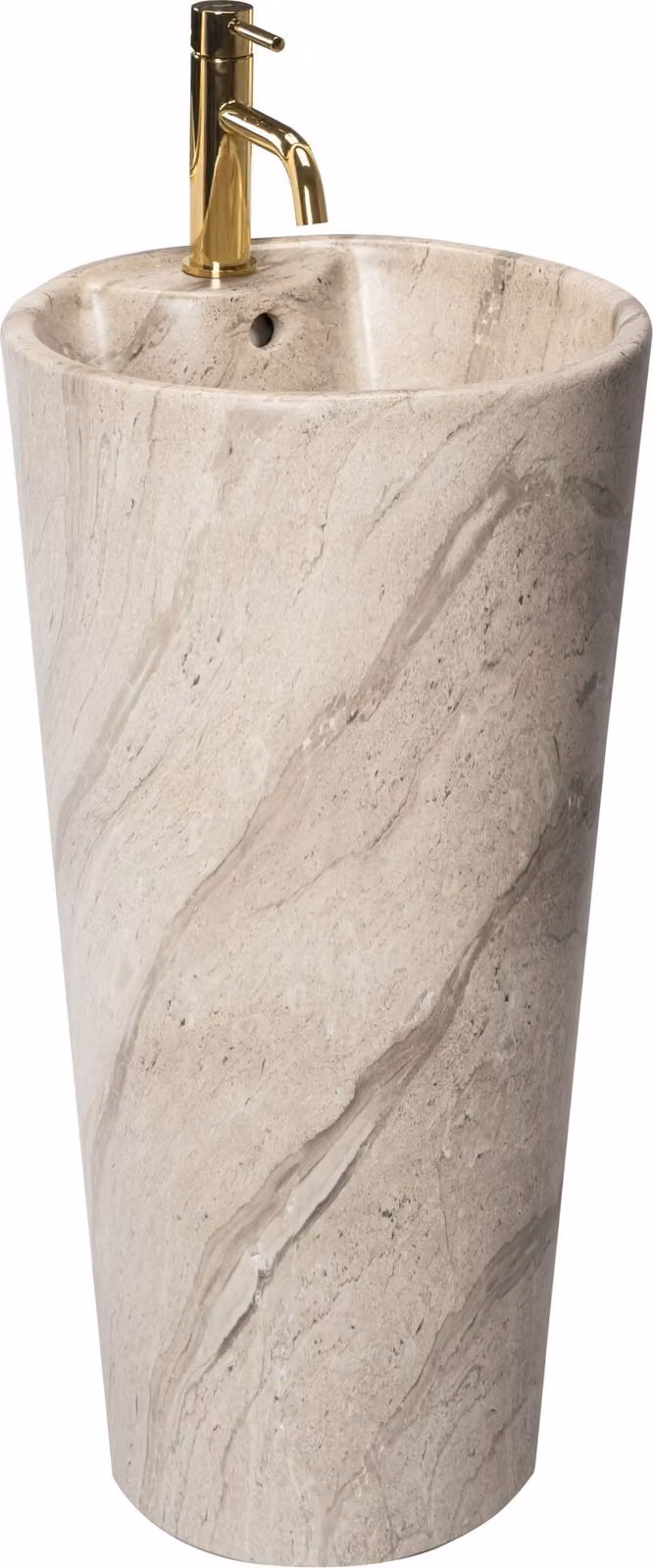 Umywalka Ceramiczna Wolnostojąca Blanka Natural Matt Marmur