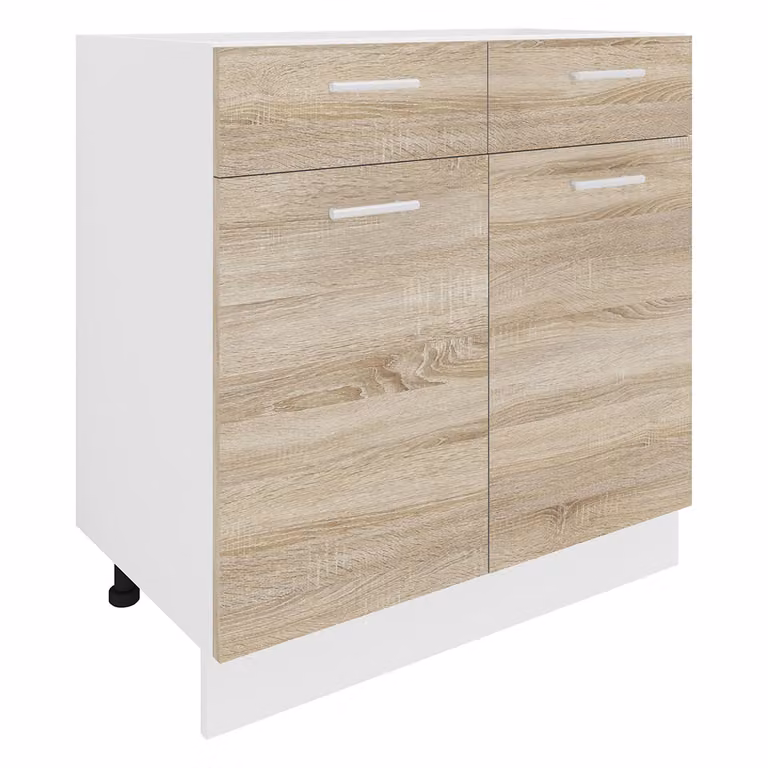 Szafka kuchenna | Wymiary ok. H. 82 x W. 80 x. T. 46 cm | Szafka z szufladą | Meble kuchenne – Esilo