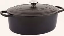 Brytfanna Le Creuset Signature wykonana z żeliwa emaliowanego, kolor czarny