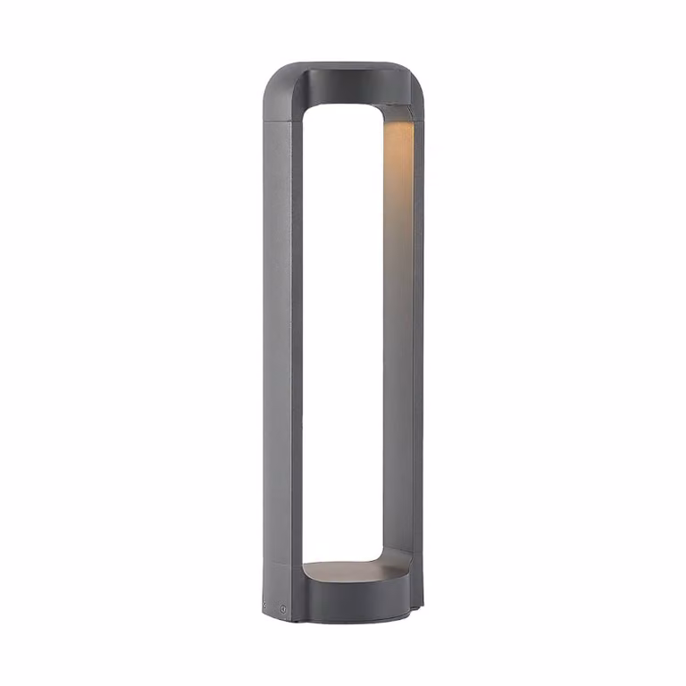 Lampa cokołowa LED Lucande Habsa, wysokość 50 cm