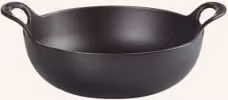 Patelnia do serwowania Balti Dish Le Creuset, kolor czarny, emaliowany żeliwo