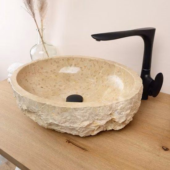 Umywalka marmurowa - okrągła - 50 cm