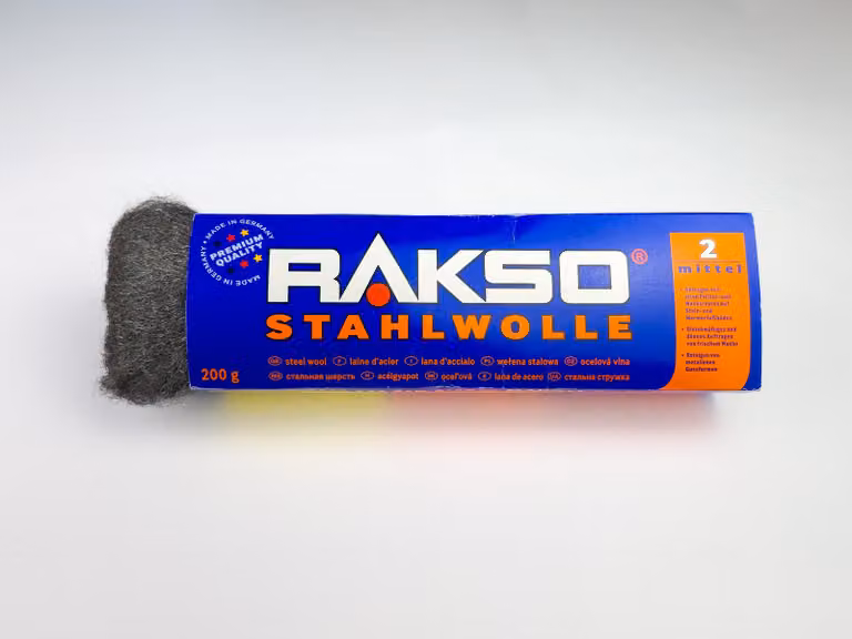RAKSO, wełna stalowa, opakowanie 200 g, rodzaj 2
