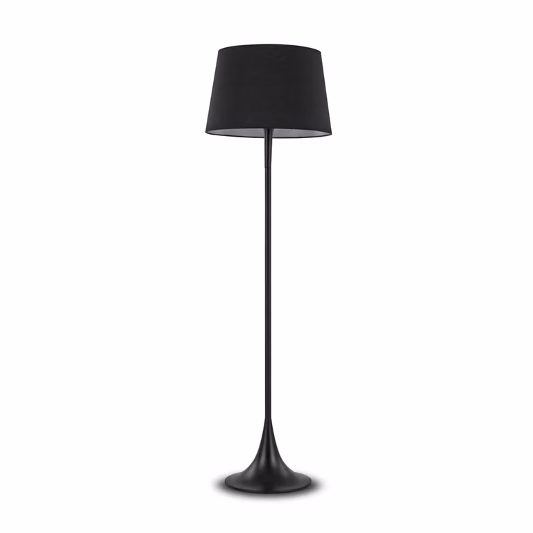Ideal Lux London pt1, Czarny, Sypialnia, Pokój dziecięcy, Metal, Polichlorek winylu (PVC), IP20, II, CE
