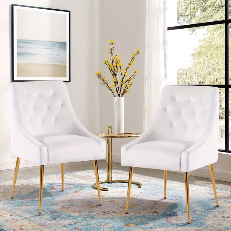 Fotel – Fotel relaksacyjny – Fotel wypoczynkowy – Fotel do salonu – Zestaw 1 szt. – Obicie z weluru w stylu mid-century – Regulowany