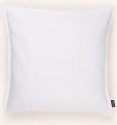 Proflax Lniana Poszewka Dekoracyjna Biała 50 x 50 cm