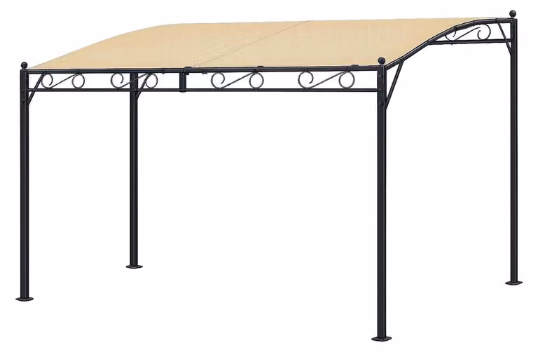 Dach zamienny do pergoli - 250 x 300 cm - Poliester - Piaskowy - Zadaszenie tarasu
