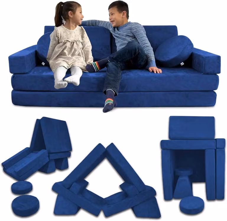 Zetel – Krzesło dla dzieci – Siedzenie dla dzieci – Puf – Ławka – Modułowy – Siedzisko modułowe – Meble do zabawy