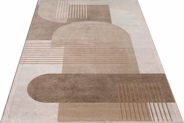 Dywan Tiana beżowy geometryczny w stylu boho W x S: 240 x 340 cm