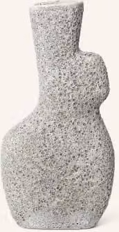 Wazon ceramiczny Ferm Living Yara Large w kolorze szarym
