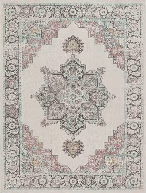 Dywan wewnętrzny i zewnętrzny Torino beżowy wielokolorowy W x S: 80 x 150 cm